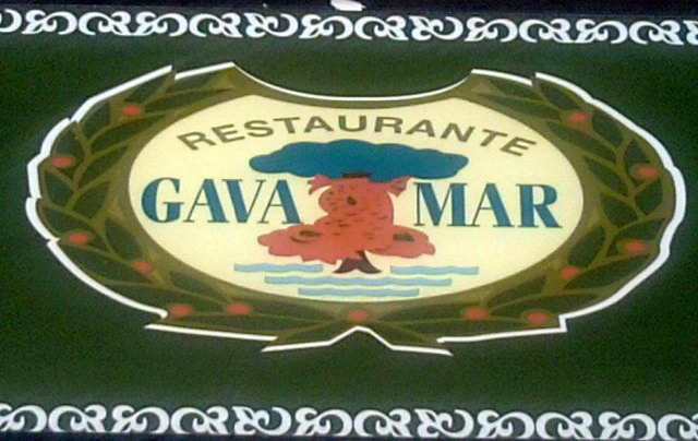 Logotipo del Restaurante Gavamar de Zaragoza publicado en Facebook (2012)